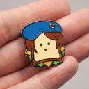 Jill Sandwich hard enamel pin Jill Sandwich hard enamel pin